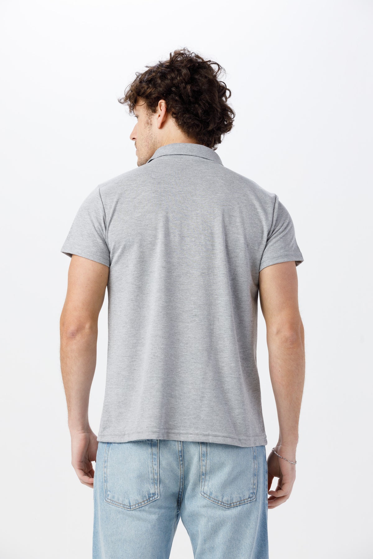 Camisa Gola Polo Unissex Piquet - Mescla