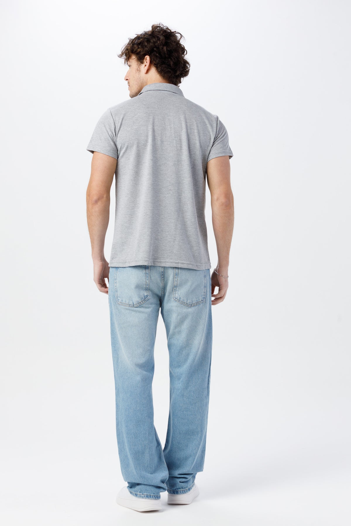 Camisa Gola Polo Unissex Piquet - Mescla