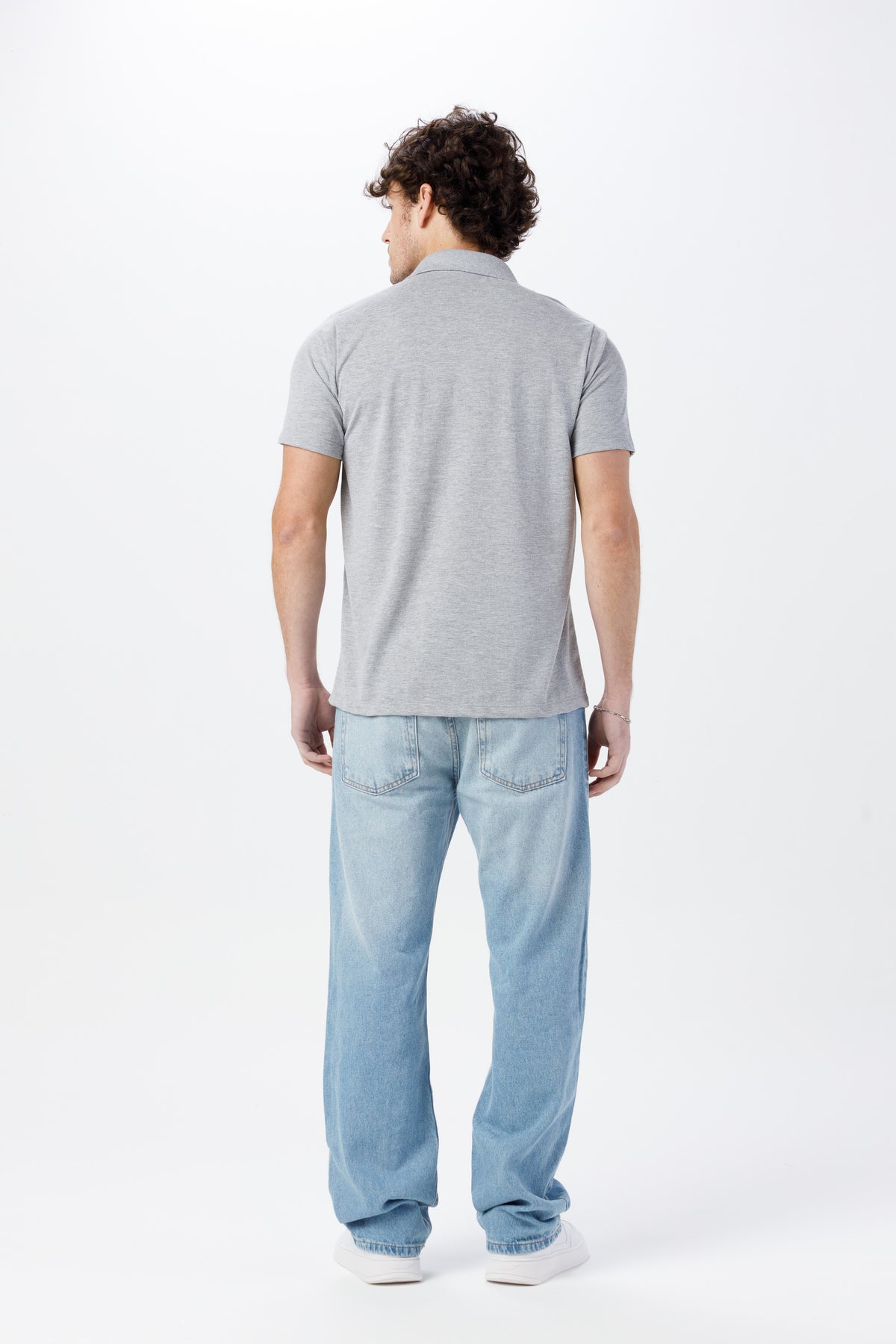 Camisa Gola Polo Unissex Piquet - Mescla