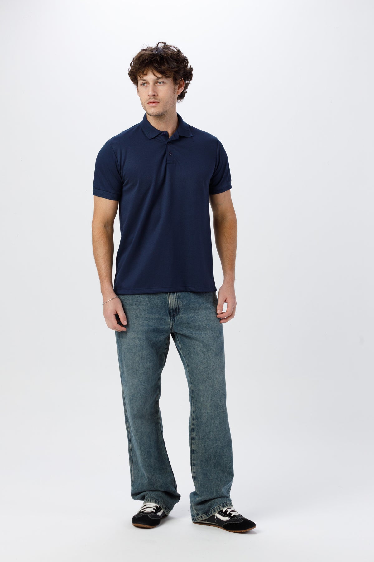 Camisa Gola Polo Unissex Piquet - Marinho