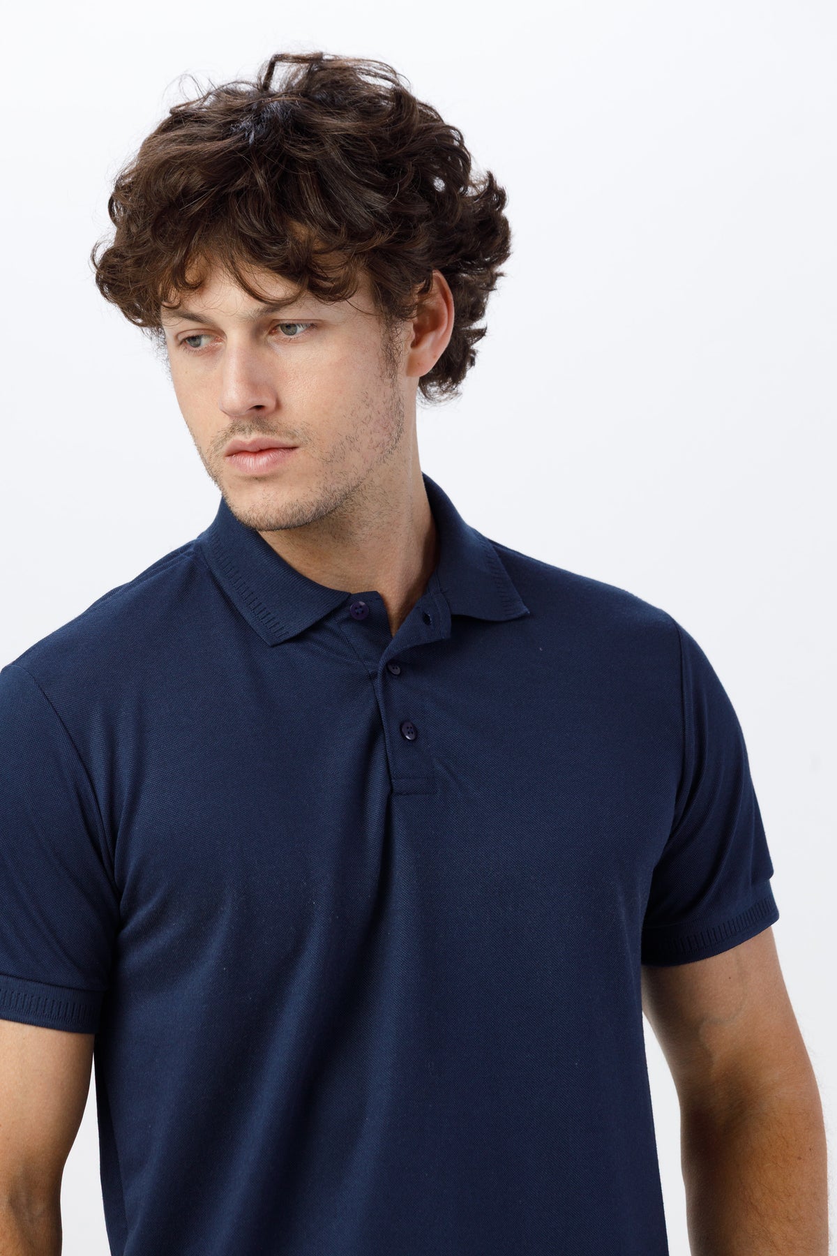 Camisa Gola Polo Unissex Piquet - Marinho