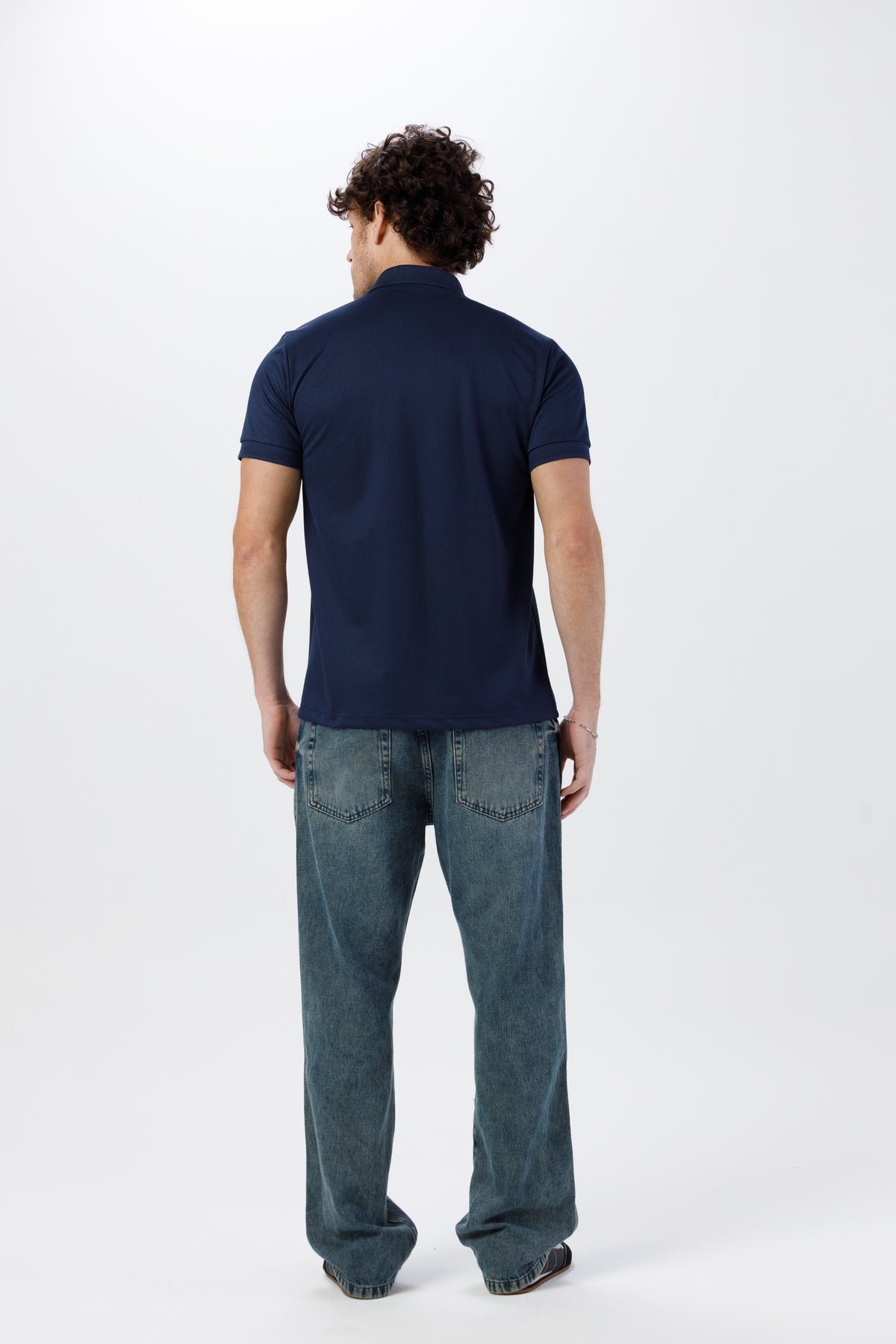 Camisa Gola Polo Unissex Piquet - Marinho