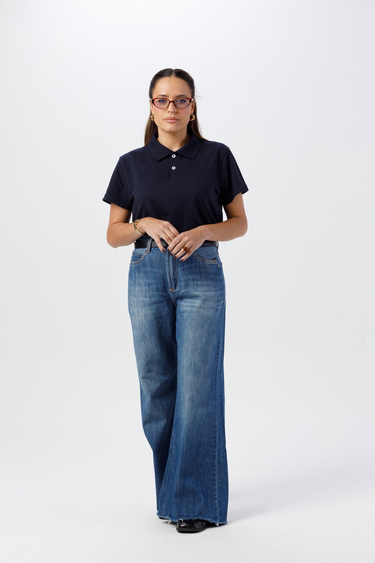 Camisa Gola Polo Unissex Piquet - Marinho
