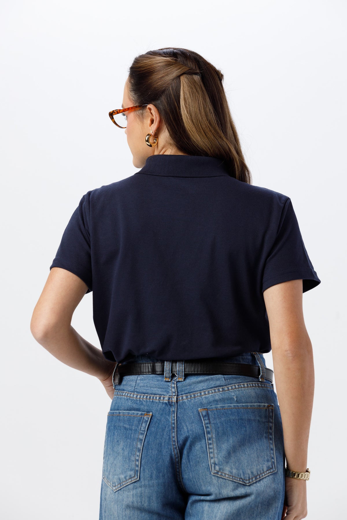 Camisa Gola Polo Unissex Piquet - Marinho