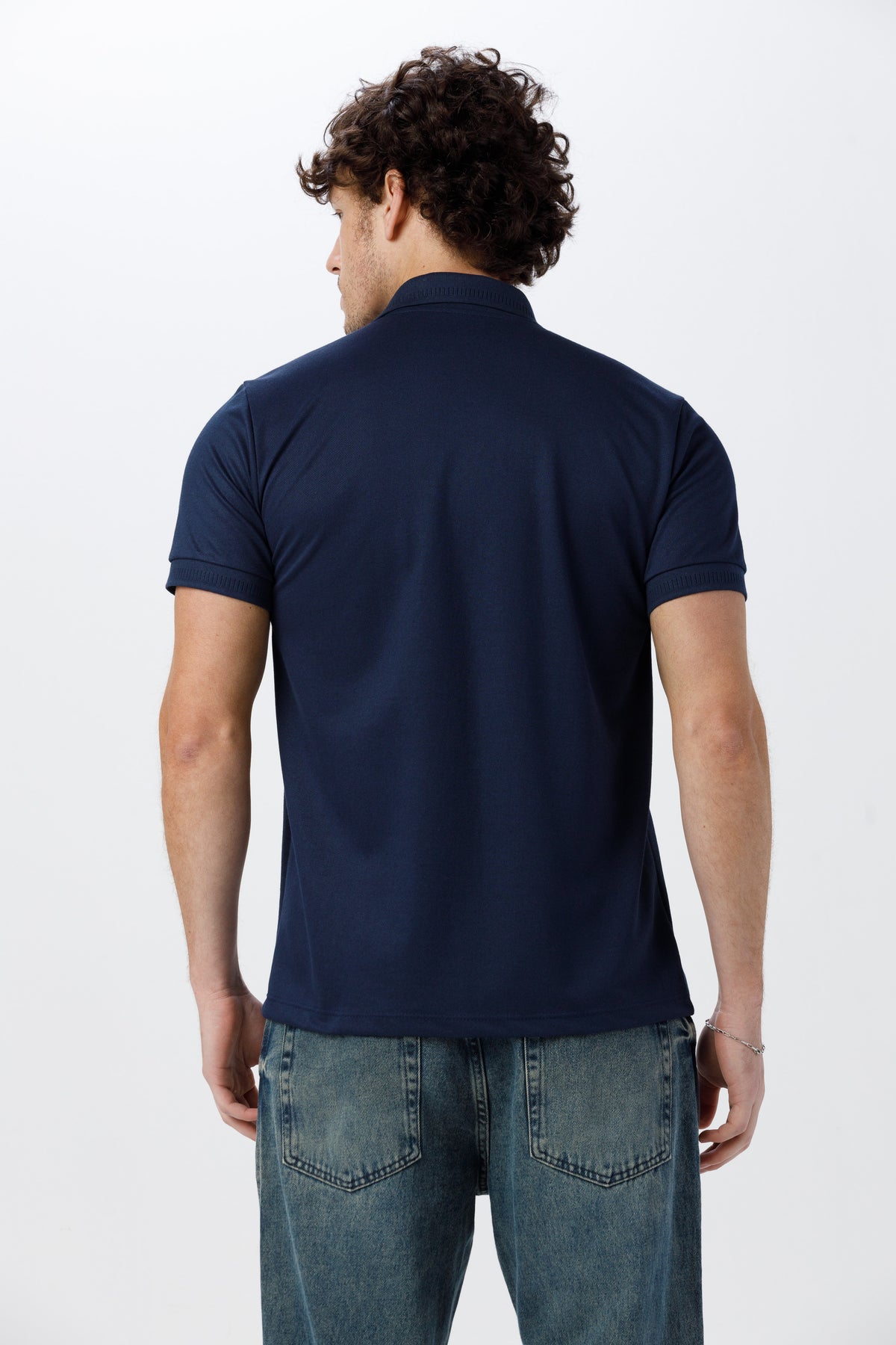 Camisa Gola Polo Unissex Piquet - Marinho